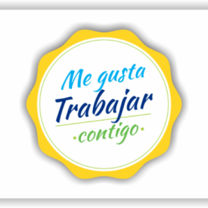 Me gusta trabajar contigo Logo