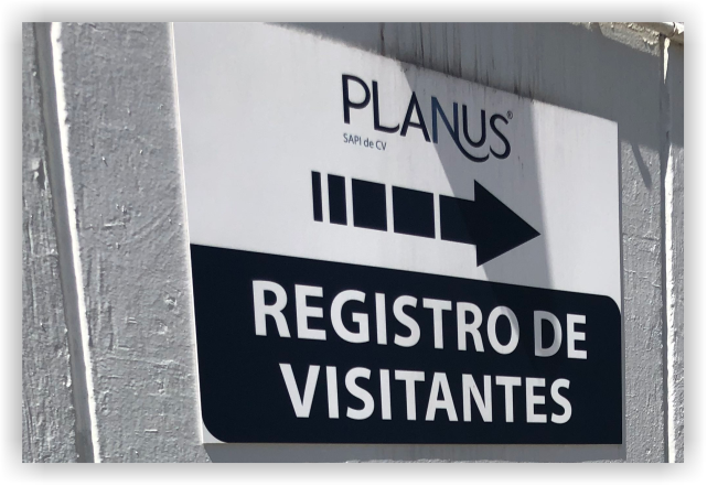 Planus Branding Registro Visitantes